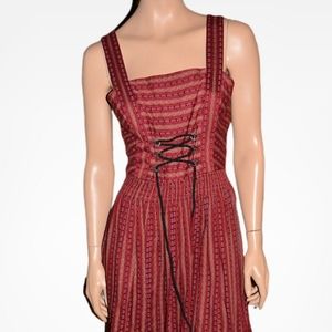 Cottagecore Vintage Dirndl Dress